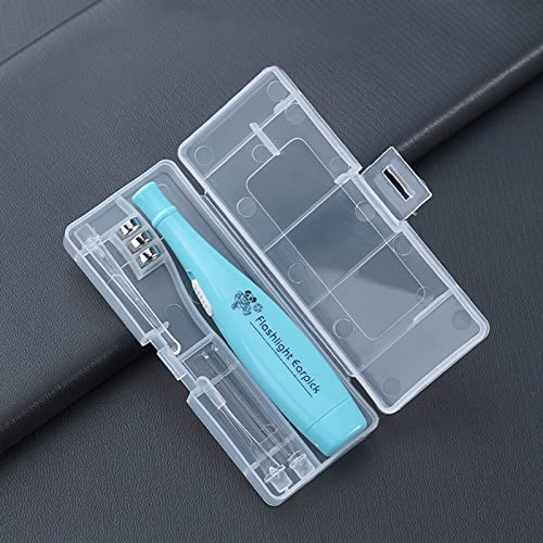 Irovami LED Light Earpick LED Light Ear Wax Remover Earpick With 3 Tips LED Flashlight Ear Wax Cleaner Tweezers Ear Cleaning Tool for Baby