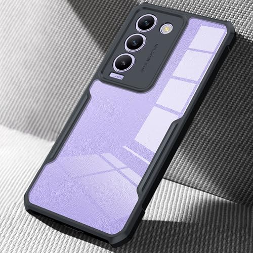 For Vivo V30 Lite 5G Cover, Camera Lens Protection Back Cover, TPU Shockproof Airbags Bumper Mobile Phone Case Anti-Yellowing Slim Fit Protective Casing (V30 Lite)