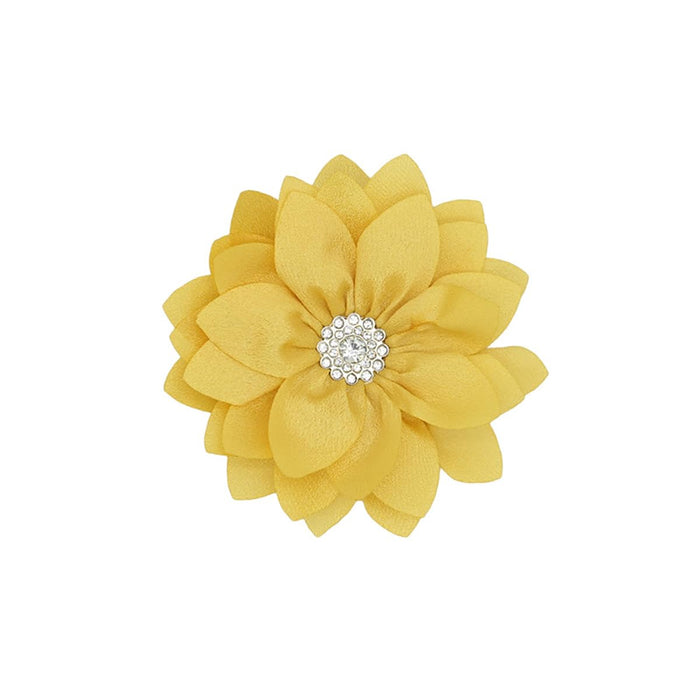 Elegant Flower Brooch Pin for Women Girls Crystal Lotus Brooch Lapel Pins Red/White/Pink/Black/Hot Pink/Violet Brooch Wedding Party Dance Banquet Dress Suit Ceremony Clothes Accessories Jewelry Gifts