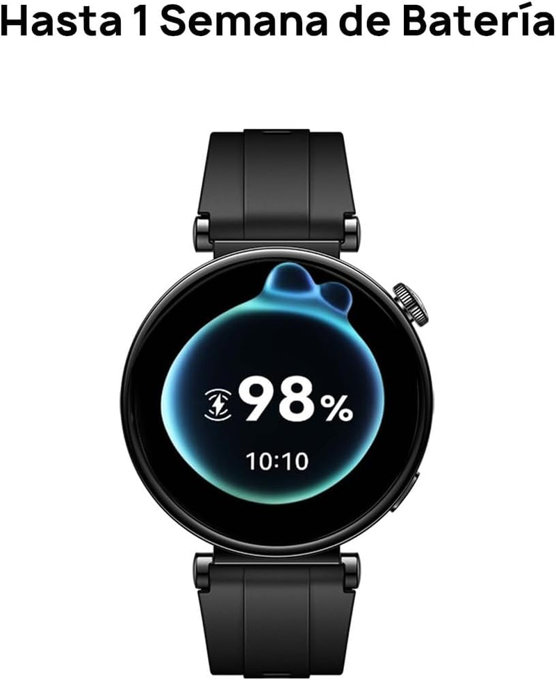HUAWEI Watch GT4 46mm Smartwatch, Upto 2-Weeks Battery Life, Dual-Band Five-System GNSS Positioning, Pulse Wave Arrhythmia Analysis, 24/7 Health Monitoring, Compatible with Android & iOS, Black