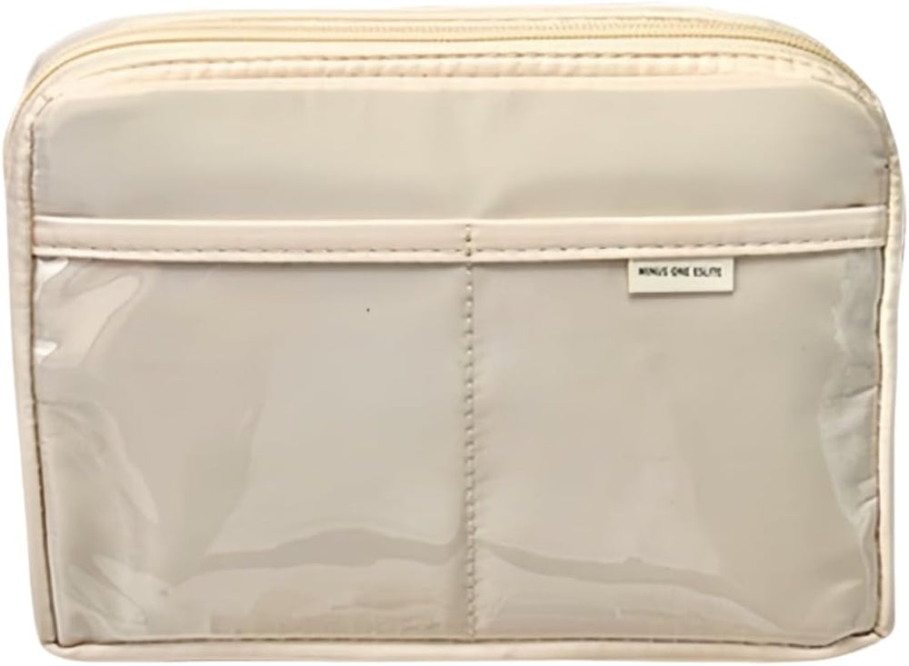 Kawaii Cute Aesthetic Pencil Case - Large Capacity Canvas Pen Pouch Bag (Green)