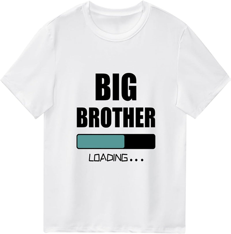 Kids Baby Boy Promoted to Big Brother T Shirts Tops Toddler Big Bro Announcement Tees Clothes Novelty Gift Summer Outfit