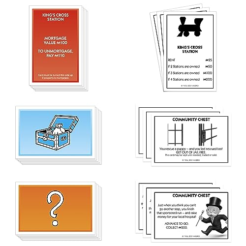 Hasbro Monopoly Game, Family Board Game for 2 to 6 Players, Monopoly Board Game for Kids Ages 8 and Up, Includes Fan Vote Community Chest Cards