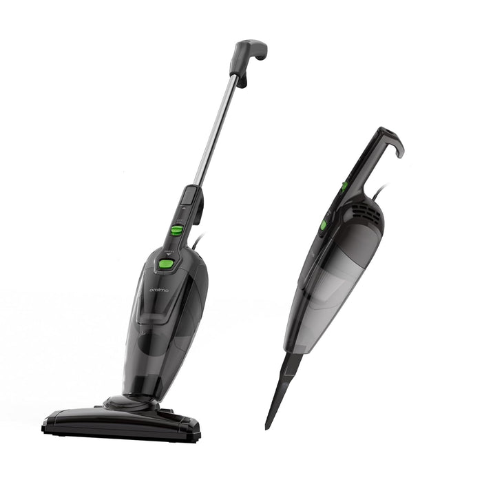 Oraimo Upright Stick Vacuum Cleaner 2-in-1, Handheld Hoover 600W 16000Pa High-Power Suction, 2 HEPA Filters, 500ML Dust Cup, 5M Cord Lightweight Household Hoover for Hardwood, Tile, Carpet&Tight Space