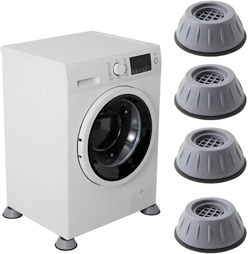 Naplion Anti Vibration Pads for Washer Dryer, Washer Pads for Noise Cancellatiton and Feet Shock, Rubber Anti-slip Washing Machine Base Feet Column