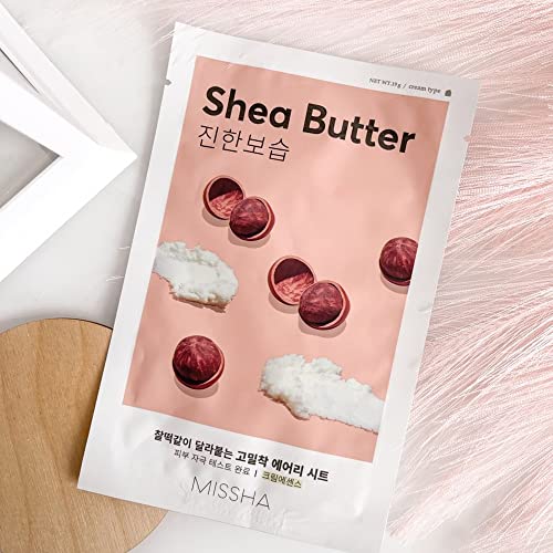 Missha Airy Fit Sheet Mask, Shea Butter