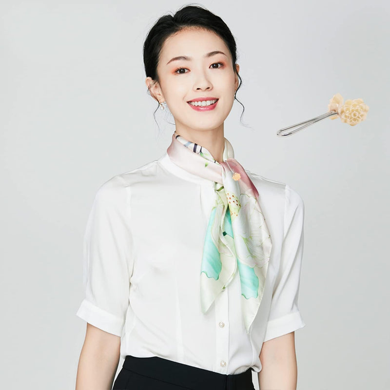 Honbay 12PCS Cute Hijab Pins Crystal Rhinestone Ball Pearl Brooch Pins Headscarf Shawl Scarf Muslim Hijab Scarf Clips Safety Pins Buttons Wedding Dress Decorative Boutonniere