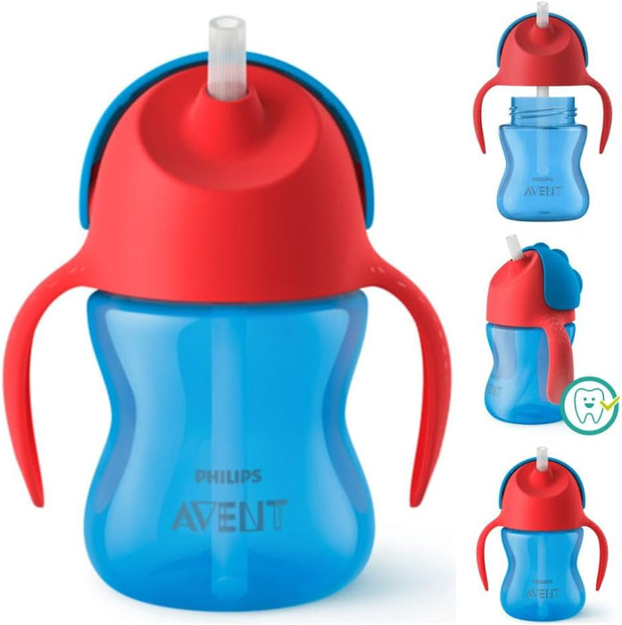 Philips AVENT STRAW CUP 7OZ SINGLE MIXED BOY