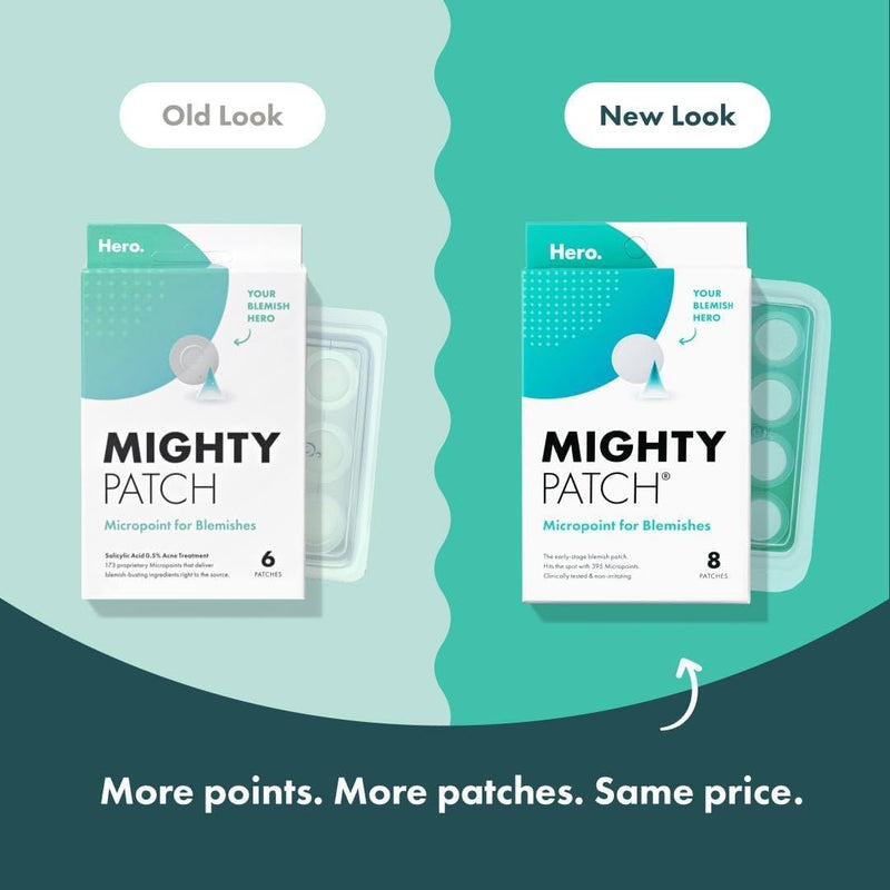 Hero Cosmetics, Mighty Patch, Micropoint for Blemishes, 6 Patches