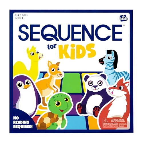 Jax Kids Sequence Game for 3-6 Years, 2-4 Players