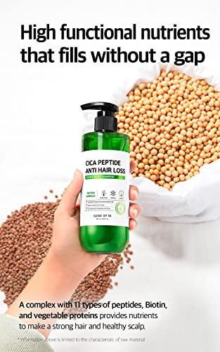 Some By Mi CICA Peptide Anti-Hairloss Shampoo | 285ml | For Strengthening & Protecting The Hair | Help To Relieve Hair Loss | Enriched With Peptide & Cica
