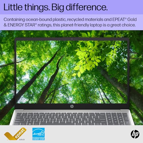 HP 15 inch Laptop, HD Display, 13th Generation Intel Core i5-1334U, 8 GB RAM, 512 GB SSD, Intel Iris Xe Graphics, Windows 11 Home, 15-fd (2024)