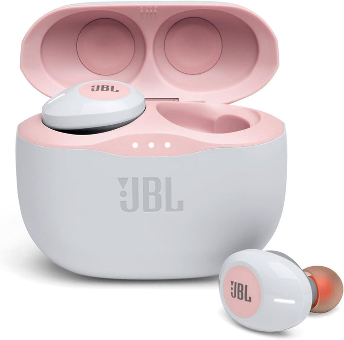 JBL Tune 125TWS True Wireless In-Ear Headphones - JBL Pure Bass Sound, 32H Battery, Bluetooth, Fast Pair, Comfortable, Wireless Calls, Music, Native Voice Assistant, Android and iOs Compatible (Black)