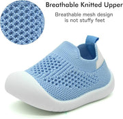 ZONEY Baby Shoes Toddler First Walking Shoes Infant Sneakers Breathable Knitted Mesh Boy & Girls Shoes