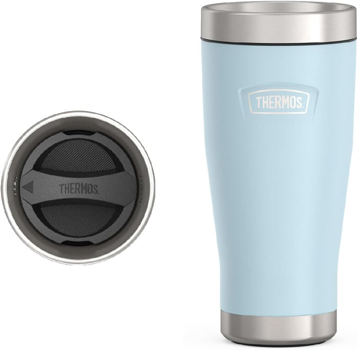 THERMOS ICON STAINLESS STEEL VACUUM INSULATED SANDSTONE TUMBLER 470 ML, IS1012SN, TRAVEL MUG, TUMBLER WITH HANDLE, COFFEE MUG