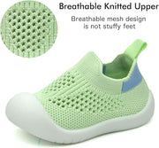 ZONEY Baby Shoes Toddler First Walking Shoes Infant Sneakers Breathable Knitted Mesh Boy & Girls Shoes
