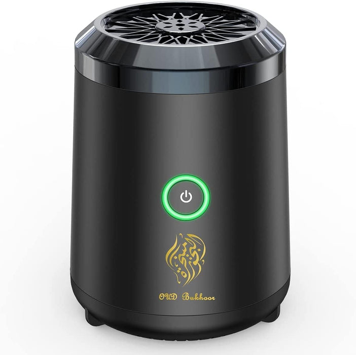 AMERTEER Electric Incense Burner Portable USB Rechargeable Aroma Diffuser, Arab bakhoor Muslim Incense Holder for Car and Home