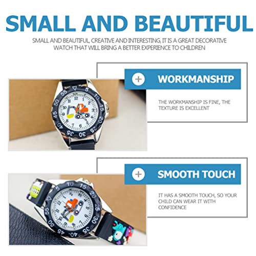 Hemobllo Kids Watch : Kids Analog Watch for Boys Girls Cartoon Wristwatch with Easy to Read Dial, Time Teaching Tool