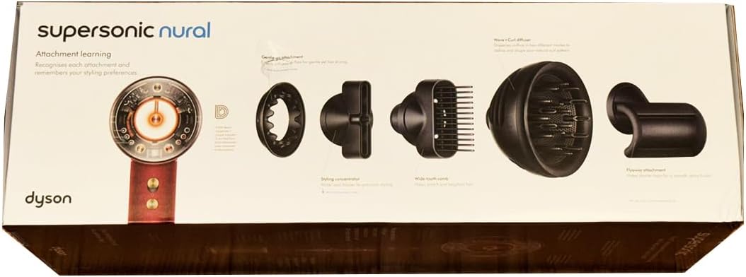 Dyson Supersonic Nural (Red Velvet/Gold) HD16 Hair Dryer | Quick, Intelligent Drying - Exclusive Colour