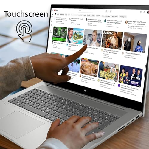 HP 17inch Touchscreen Laptop AI 2024-10Core Intel i7-150U Beat i7-1355U -Backlit Keyboard -Windows 11 - Office 365 One Year -Computadora Laptop- Work Business College (32GB RAM| 1TB PCIe SSD)