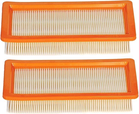 Purfex 2 Pack Karcher Compatible Filters, Flat Filter Accessery Compatible with Karcher DS5500, DS5600, DS5800, DS6000, HEPA Vacuum Cleaner Replacement Air Filters