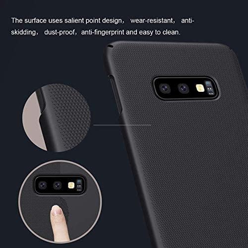 Nillkin Samsung Galaxy S10e Mobile Cover Super Frosted Hard Shield Phone Case - Black