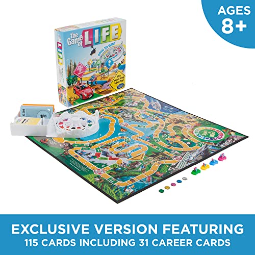 Hasbro Gaming The Game of Life Board Game Ages 8 & Up (Amazon Exclusive)