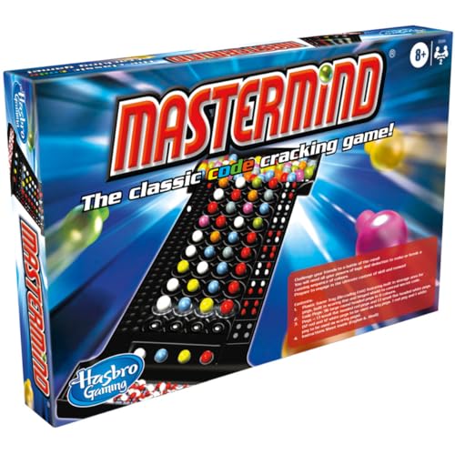 Hasbro Gaming Mastermind The Classic Code Cracking Game For Ages 8 and Up, for 2 Players