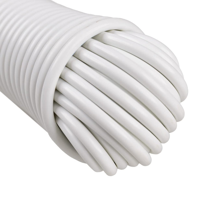 West Coast Paracord's Plastic Coated Clothesline � Synthetic Fiber Core � All Purpose Laundry Line Dryer Rope � Strong and Durable � Crafting and DIY Projects - (7/32 Inch, 50 FT)