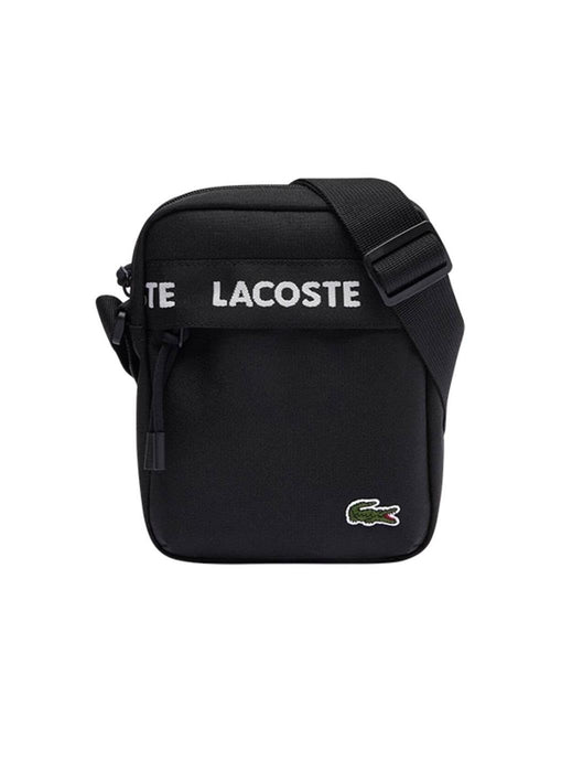 Lacoste NU4686NZ Crossover Bag for Men, Tape Noir