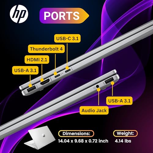 HP Envy x360 2-in-1 Laptop 2024, 16" WUXGA Touchscreen, Core Ultra 7 155U(>i7-1355U, 4.80 GHz), Copilot AI Laptop, 5MP IR camera, Backlit Keyboard,Windows 11 Home, Silver(16GB 6400 MHz DDR5 | 2TB SSD)