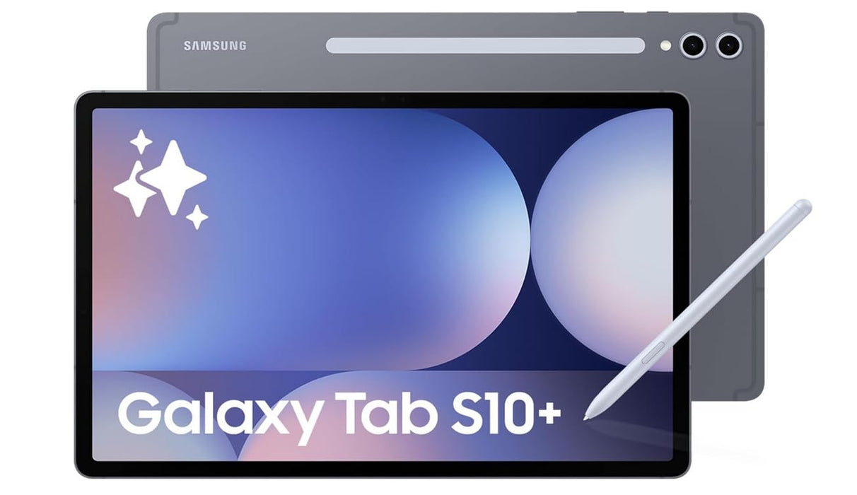 Samsung Galaxy Tab S10, AI Tablet, Android Tablet, WIFI, 12GB RAM, 256GB Storage, AMOLED Display, Anti-reflection, Durable, S Pen Included, Moonstone Gray - International Version