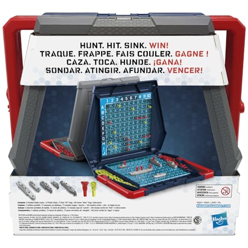 Hasbro Gaming - Battleship Classic Board Game, Strategy Board Game For Famalies & Kids Ages 7 and Up, Fun Board Game For 2 Players