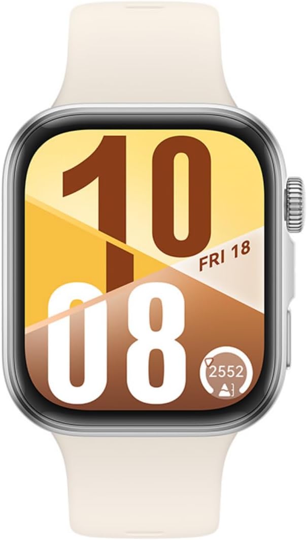 HUAWEI WATCH FIT4 Smart Watch, 1.82” Display, 100+ Sports modes, Fitness and Sleep Tracker, Heart Rate Monitor, Emotional Wellbeing Assistant, up to 10-Day Battery Life, iOS & Android, Grey