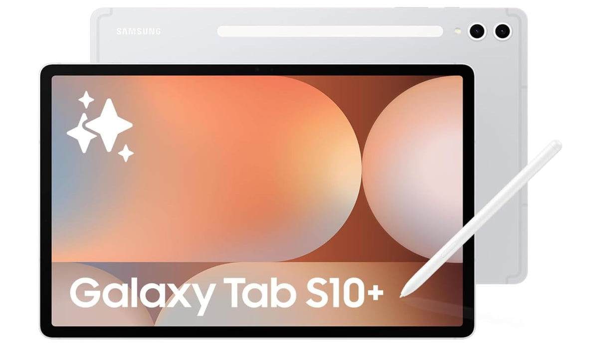 Samsung Galaxy Tab S10, AI Tablet, Android Tablet, WIFI, 12GB RAM, 512GB Storage, AMOLED Display, Anti-reflection, Durable, S Pen Included, Platinum Silver - Middle East Version