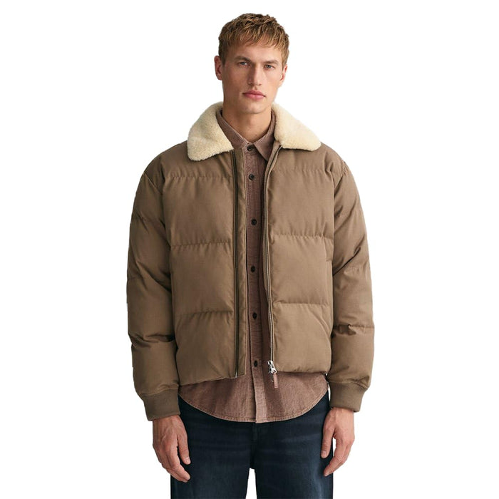 GANT Men 7006359-261 Padded Flannel Puffer Jacket