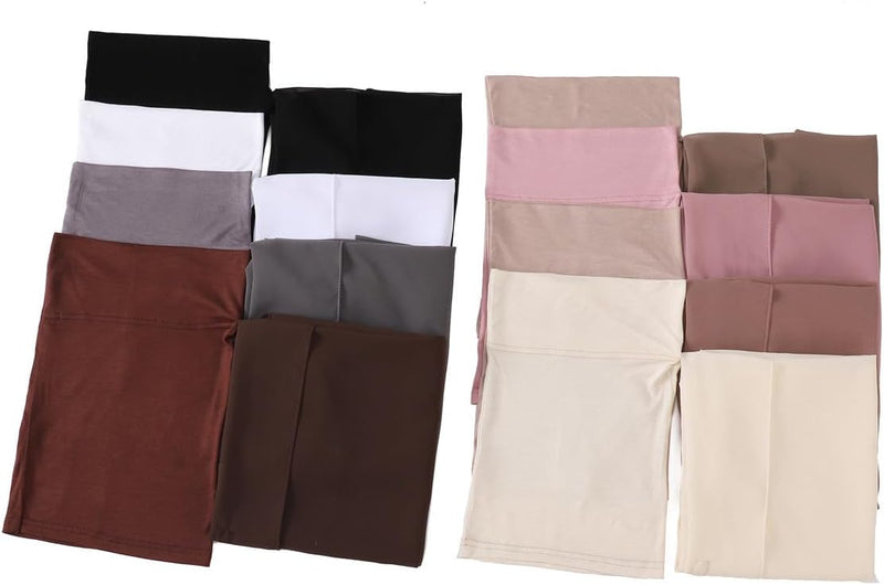 HURESON Instant Chiffon Hijab Set 3-in-1 Hijabs Scarf with Built-in Magnets and Undercap Head Wraps with Model Cap