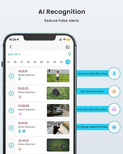 ieGeek Solar Security Cameras Wireless Outdoor with Solar Panel, 2K WiFi Wireless Camera for Home Security with Color Night Vision, Motion Detection, 2-Way Talk for Home Surveillance, Works with Alexa