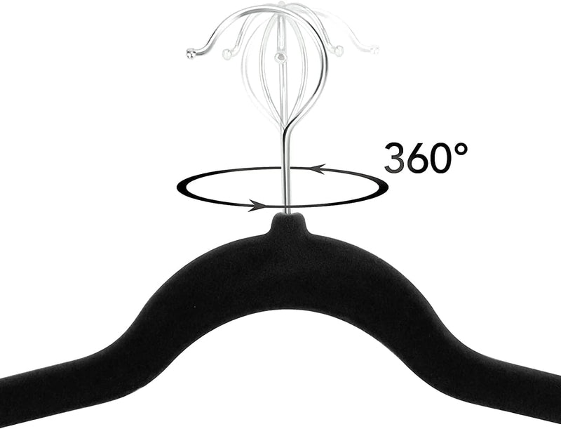 ManGotree 10 Pack (28cm) Pink Color Baby Velvet Hangers, Infant and Toddler Hangers, No-Slip Children Hangers, Ultra-Slim Space Saving Kids Hangers, Sturdy &urable Clothes Hangers.