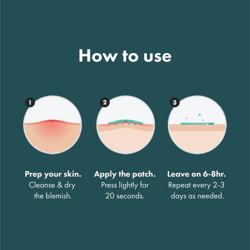 Hero Cosmetics, Mighty Patch, Micropoint for Blemishes, 6 Patches