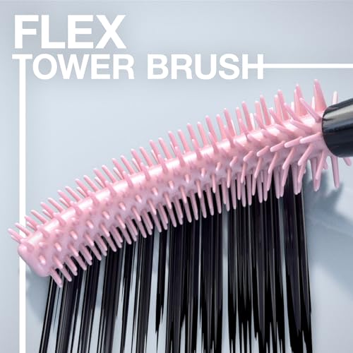 Maybelline New York Mascara, Volumizing & Lengthening Mascara, Washable Flake-Free Formula With Bamboo Extract & Fibres, Lash Sensational Sky High, Black