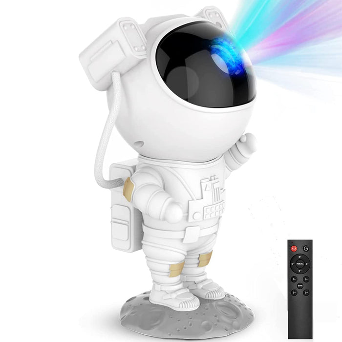 Amosse Star Projector Galaxy Night Light,Birthday Gifts Toys for 2-10 Year Old Boys Girls- Astronaut Starry Nebula Ceiling LED Lamp with Timer and Remote,Projection Lights for Bedroom Décor - White