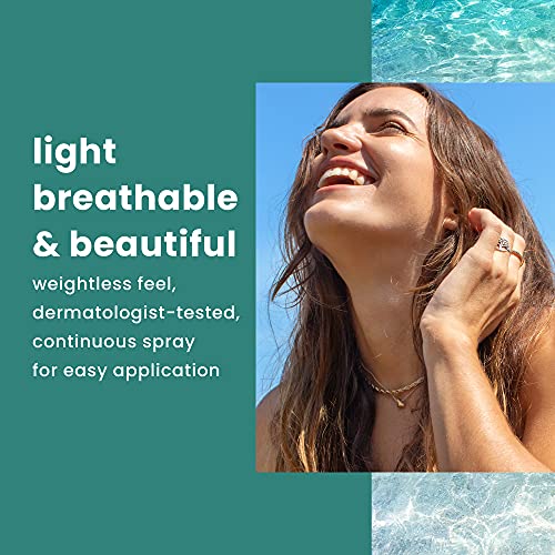 Hawaiian Tropic Silk Hydration Weightless Continous Spray Sunscreen SPF 50 170g, White