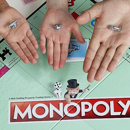 Hasbro Monopoly Game, Family Board Game for 2 to 6 Players, Monopoly Board Game for Kids Ages 8 and Up, Includes Fan Vote Community Chest Cards