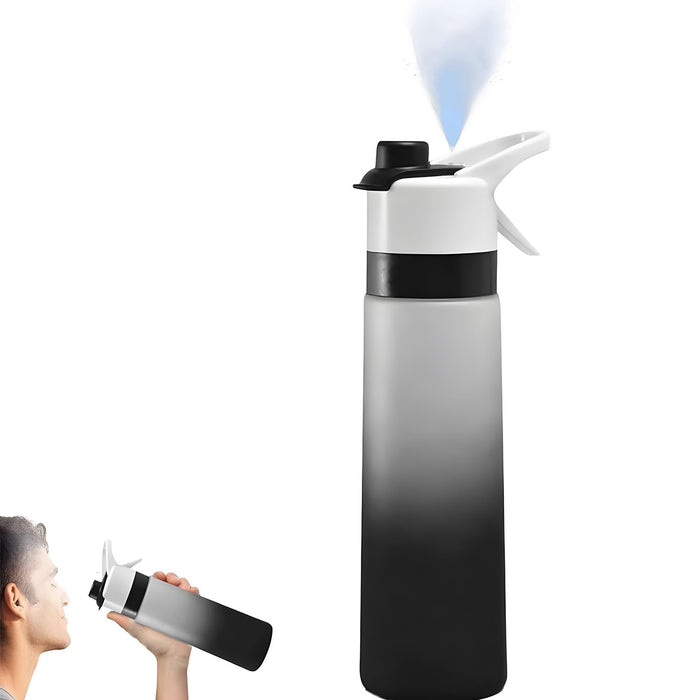 Joyzzz Spray Water Bottle Kids, 650ml Safe and Non-toxic Spray Cooling Bottle, Leakproof Bpa Free Misting Water Bottle, Kids Cool Misting Water Bottles, Suitable for Cycling and School