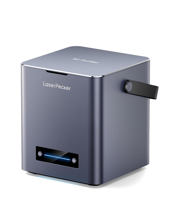 LaserPecker Air Purifier & Fume Extractor for Laser Engraving, 99.97% Filtration, 55dB Quiet, 4-Layer HEPA Filter, Portable Smoke Cleaner for LP2/LP3/LP4/LP5 Machines & Cubic Protective Cover