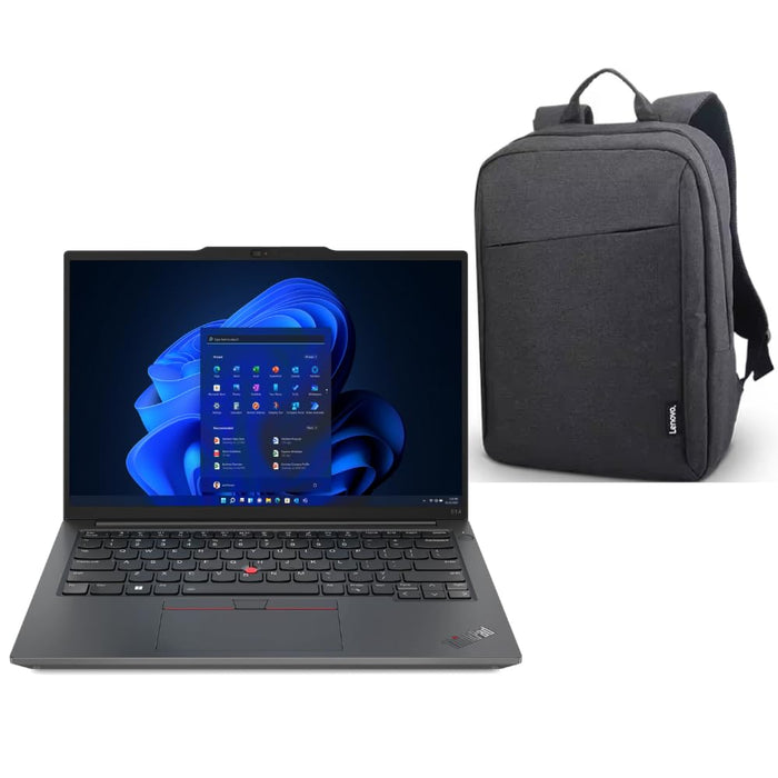 Lenovo ThinkPad E14 Gen 5, 14" Business Laptop, 13th Generation Intel Core i7-1355U, 16GB RAM, 512GB SSD, Full HD Display, Windows 11 Pro -1 Year Warranty + Free Lenovo Black B210 Backpack