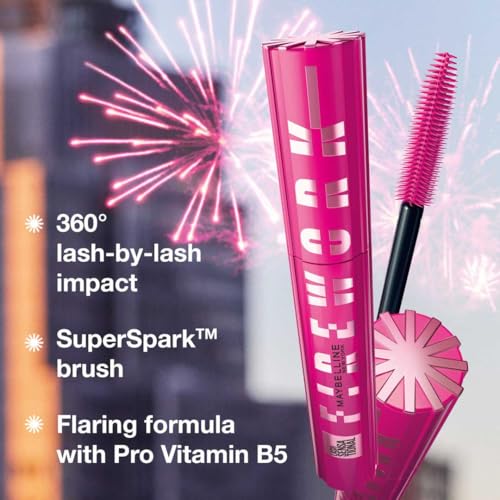 Maybelline New York Lash Sensational Firework; Black Mascara, 10ml