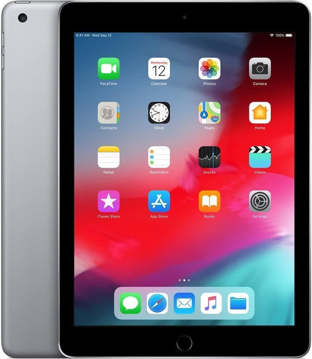 Apple (Refurbished) 2018 iPad 6th generation with Wi-Fi 32GB 9.7in, Space Gray