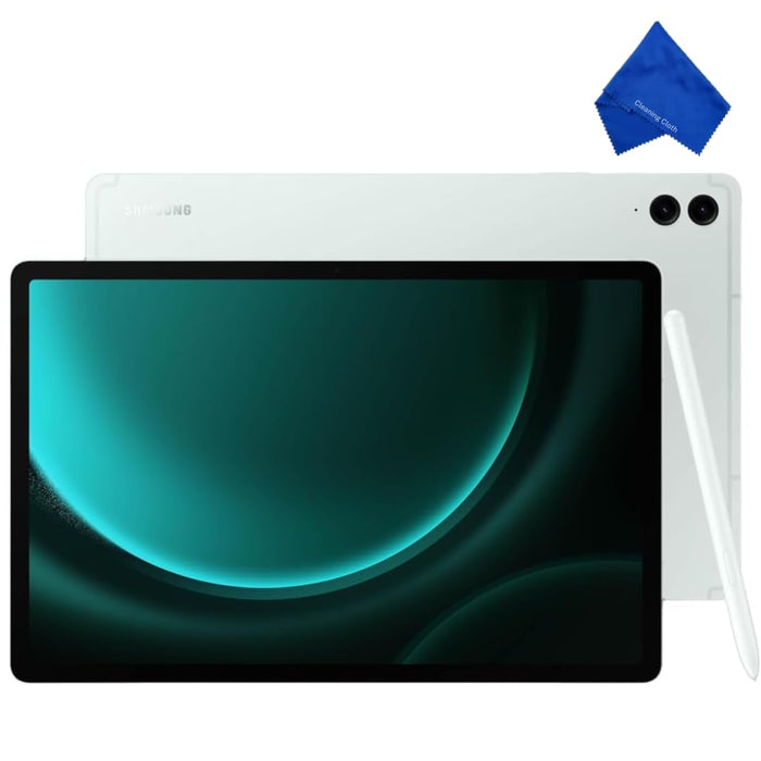 Samsung Galaxy Tab S9 FE 10.9" Android WiFi Tablet - 6GB RAM, 128GB Storage, IP68 Water- and Dust-Resistant, S Pen, 8MP Camera with Microfiber Cloth â Light Green, International Version